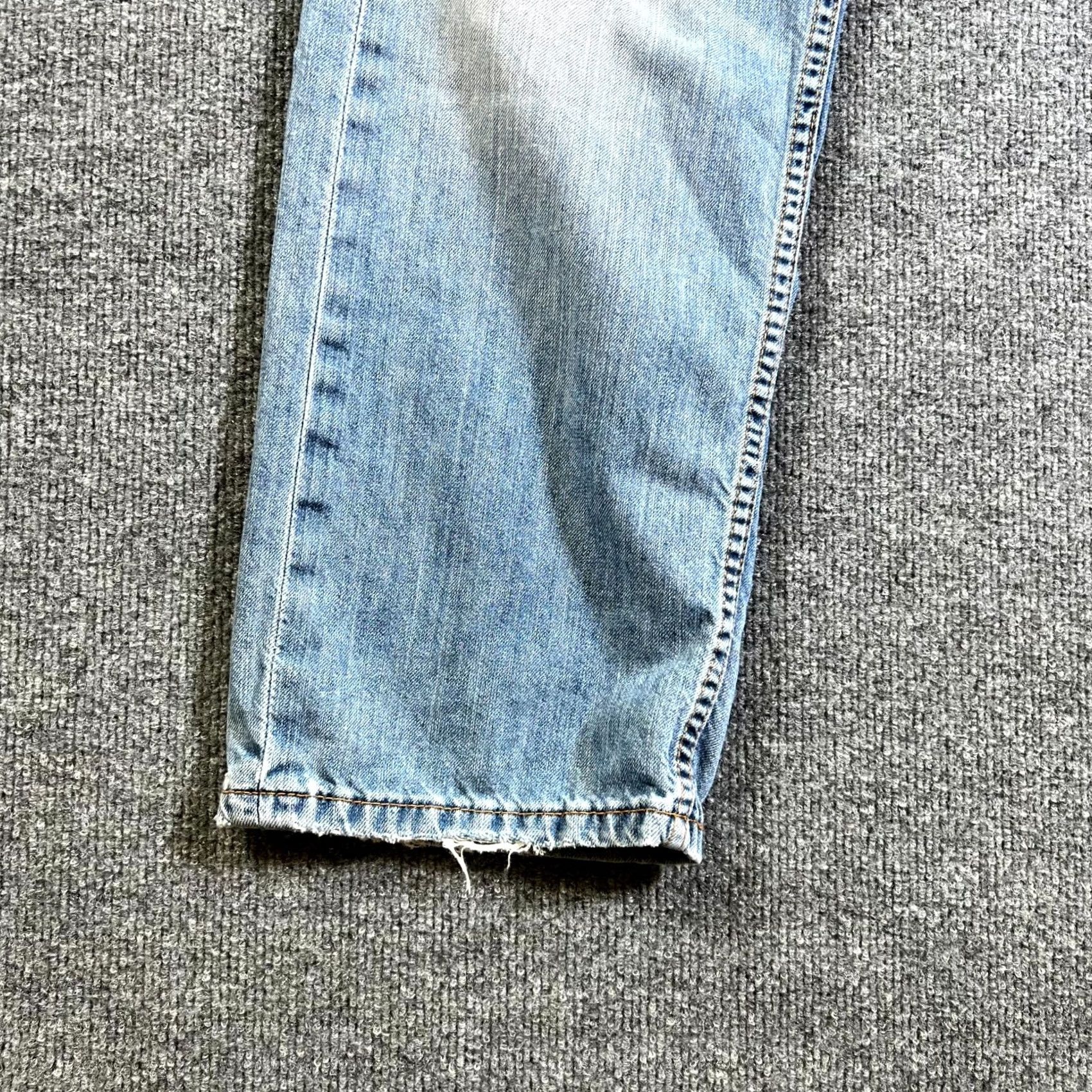 Levi's Levi's 505 Jeans Men 36x30 Blue Denim Regular Fit Straight Leg Streetwear Jeans Mens Blue 505 Straight Vintage No N/A Size US 36 / EU 52 - 7 Thumbnail