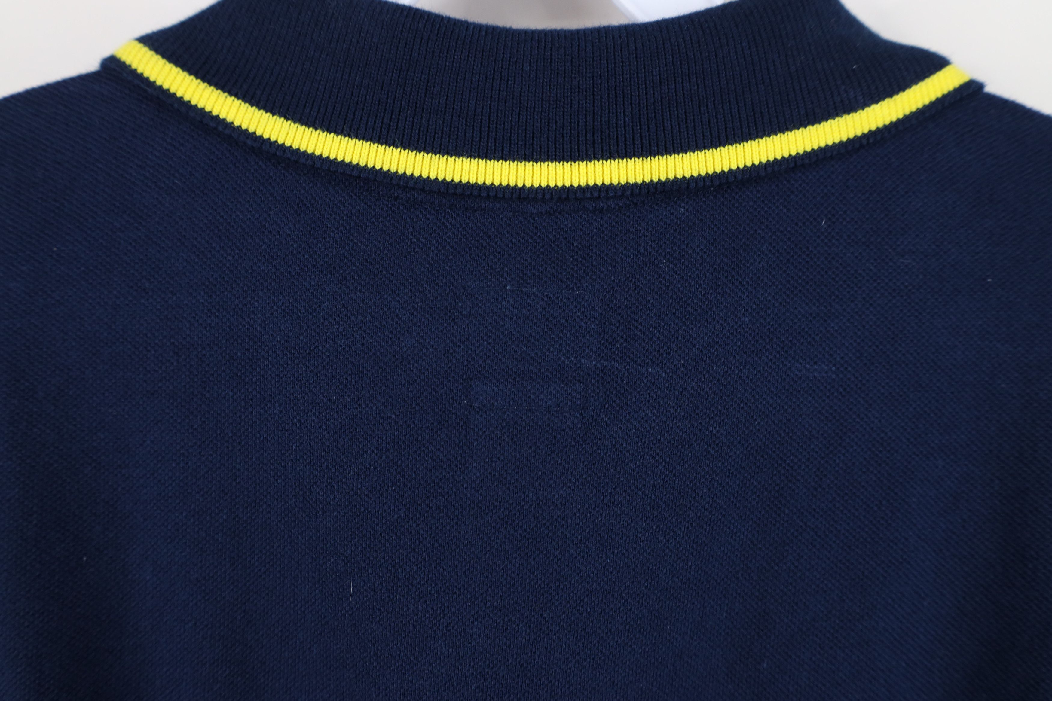 Adidas Deadstock Retro Y2K Adidas University of Michigan Polo Shirt Size US S / EU 44-46 / 1 - 12 Thumbnail