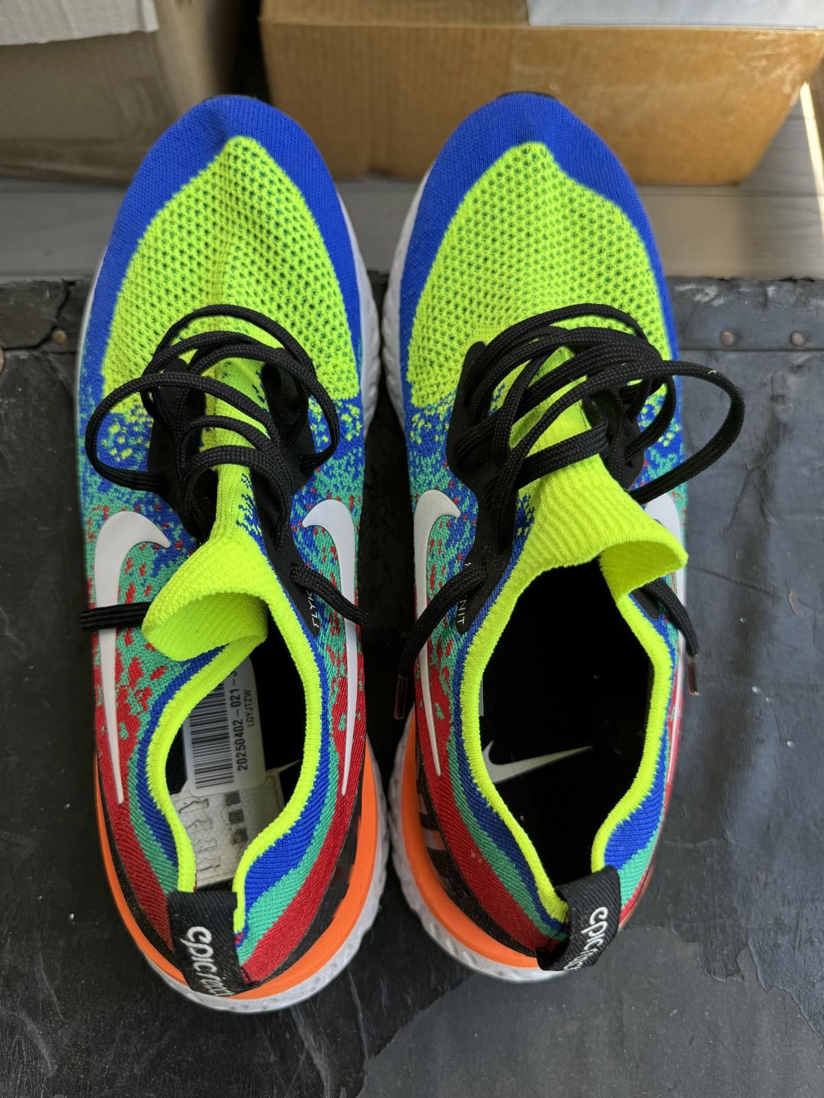 Nike Rare Ltd Edition Nike Epic React Flyknit Belgium Running Size US 12 / EU 45 - 5 Thumbnail