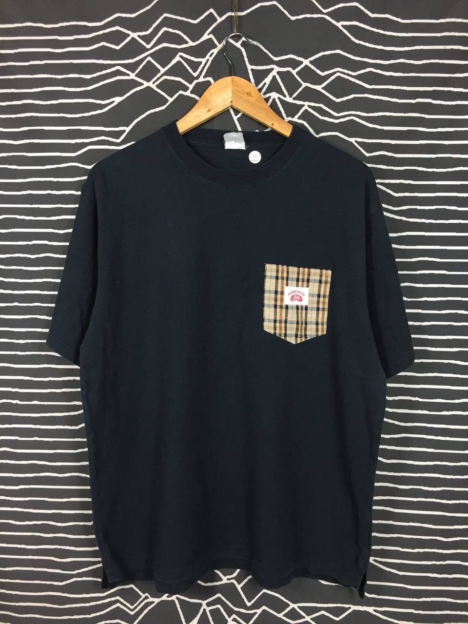 Vintage Round House Workwear Brand Checked Pocket Tee Size US XL / EU 56 / 4 - 2 Thumbnail