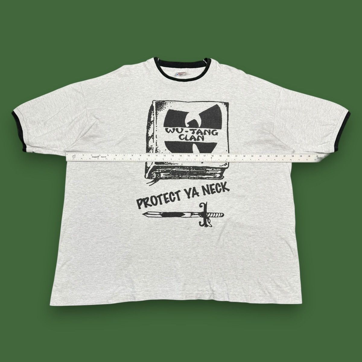 Rap Tees Vintage RARE Wu Tang Clan Protect Ya Neck T Shirt Size US XXL / EU 58 / 5 - 5 Thumbnail