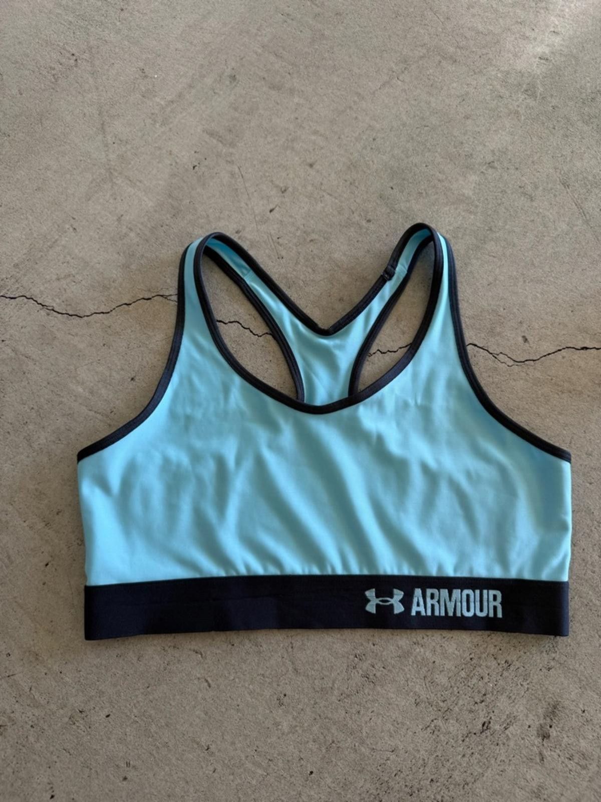 Under Armour Under Armour / Racerback Sports Bra / Blue Size ONE SIZE - 2 Thumbnail