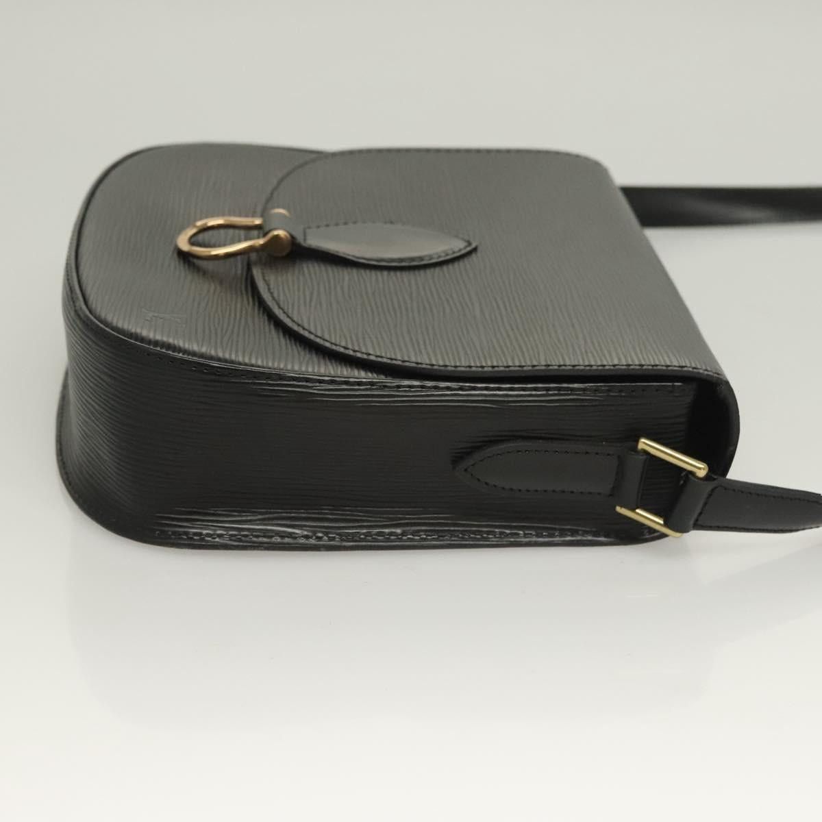 Louis Vuitton LOUIS VUITTON Epi Saint Cloud GM Shoulder Bag Black Noir Size ONE SIZE - 4 Thumbnail