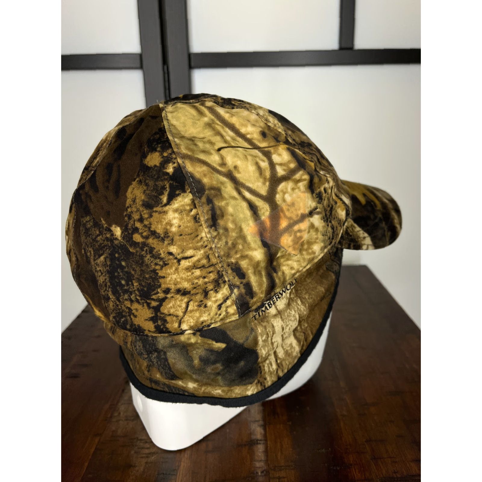 Vintage Columbia Trapper Hat Cap Fitted Adult One Size Brown Camo Polyester Camp Hunt Mens Size ONE SIZE - 7 Thumbnail