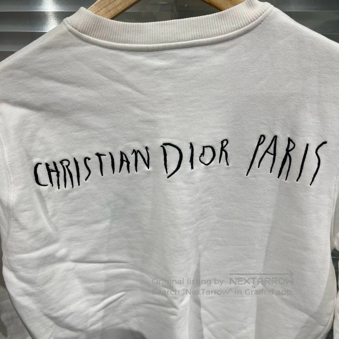 Dior White Crew Neck Long Sleeve Sweatshirt XS. Size US XS / EU 42 / 0 - 5 Thumbnail