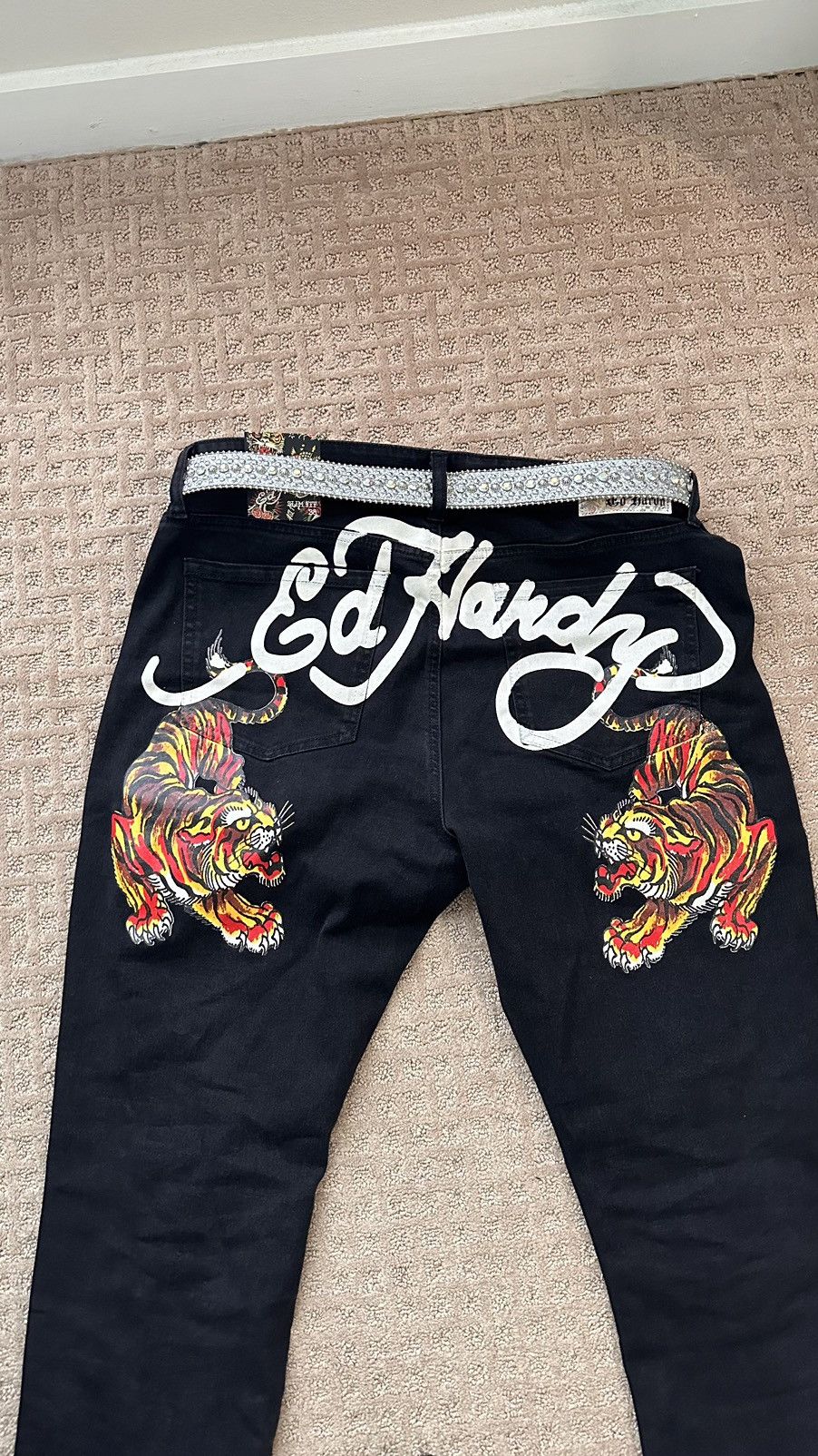 Ed Hardy Ed hardy tiger big logo Grail Size US 42 / EU 58 - 4 Thumbnail