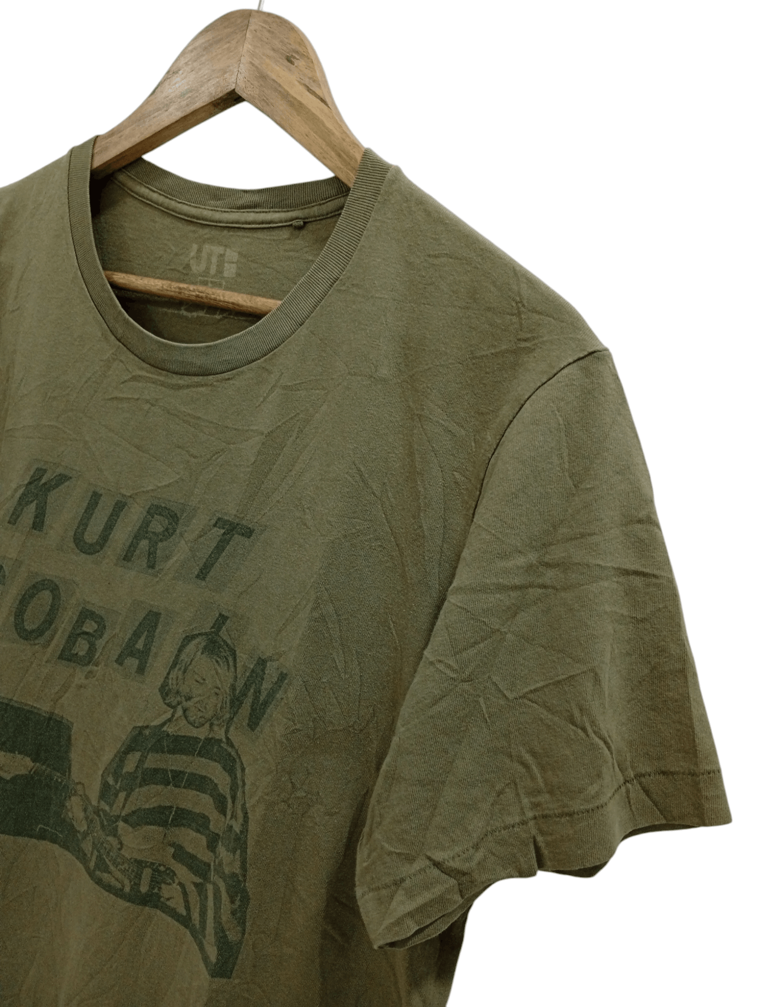 Band Tees × Japanese Brand 🔥🔥Uniqlo x Kurt Cobain T-shirt Size US L / EU 52-54 / 3 - 8 Thumbnail