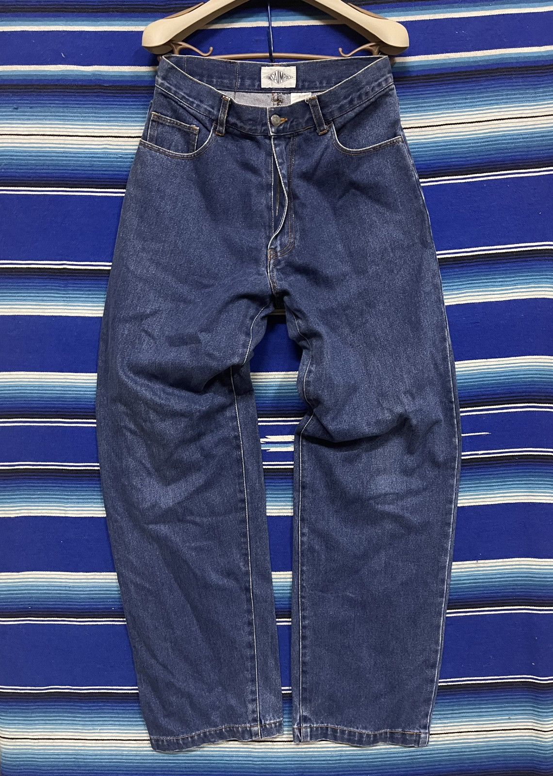 Japanese Brand × Kansai Yamamoto × Vintage 🔥vintage 90s KANSAI IMPACT Denim Size US 32 / EU 48 - 1 Thumbnail