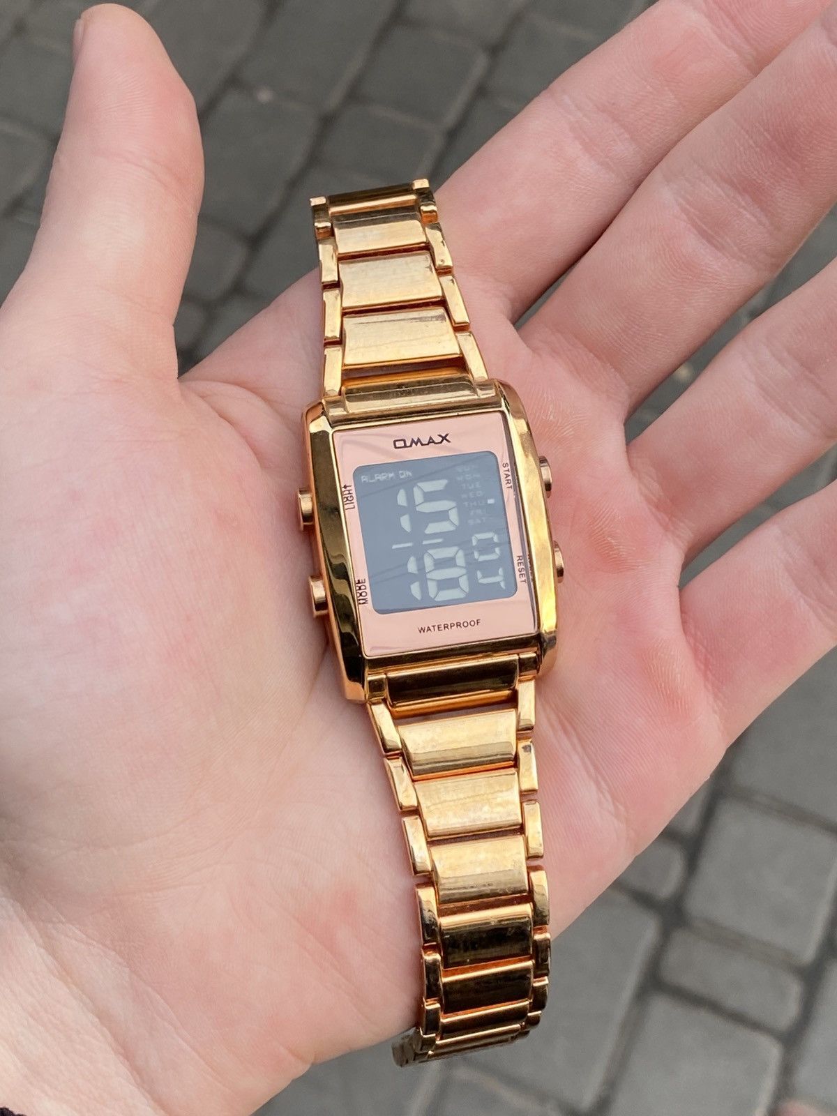 Japanese Brand VINTAGE OMAX Digital Gold Tone D0002 Retro Y2K 90s Size ONE SIZE - 6 Thumbnail