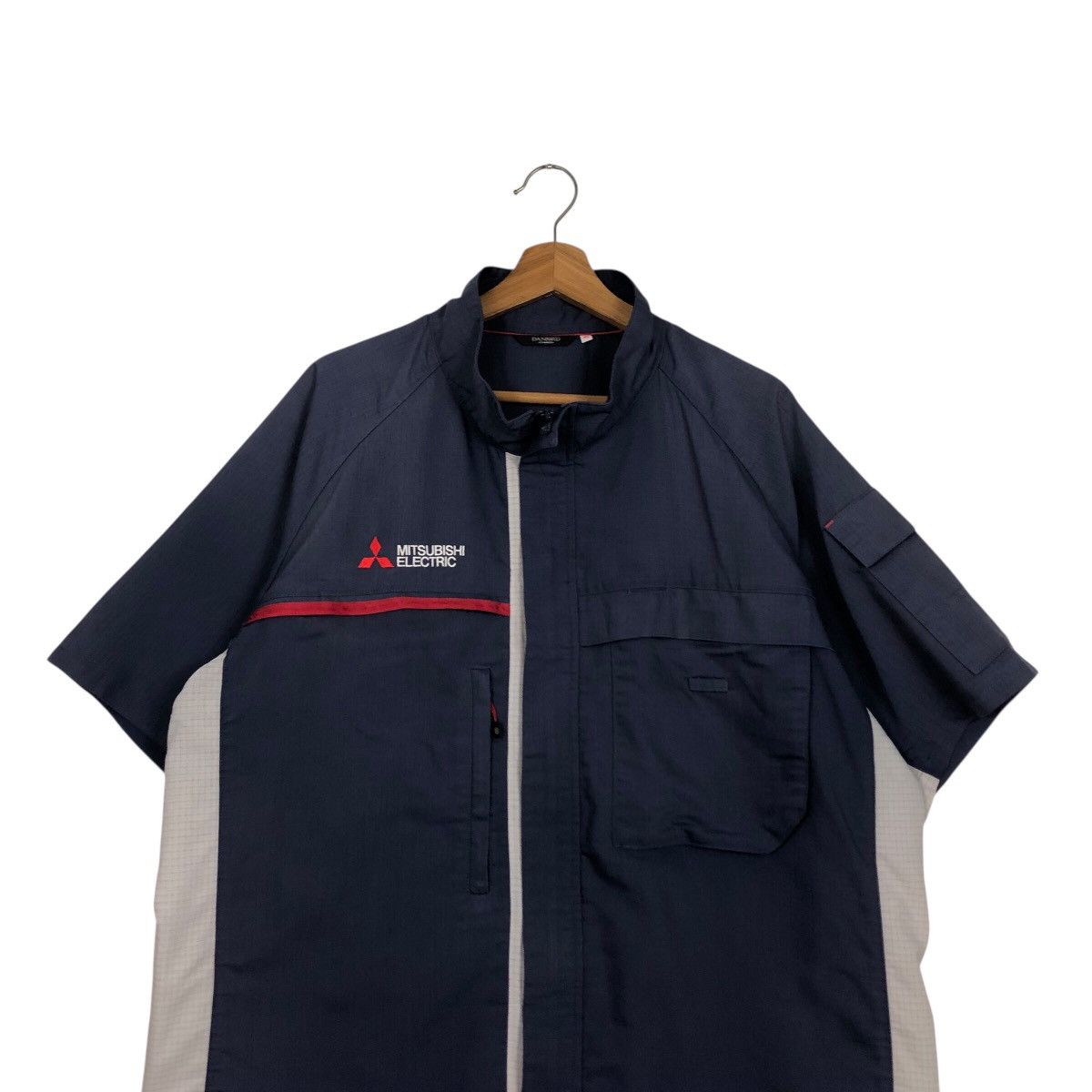 Japanese Brand 📌Vintage Work Shirt Button Jacket Mitsubishi Eletric Size US L / EU 52-54 / 3 - 5 Thumbnail