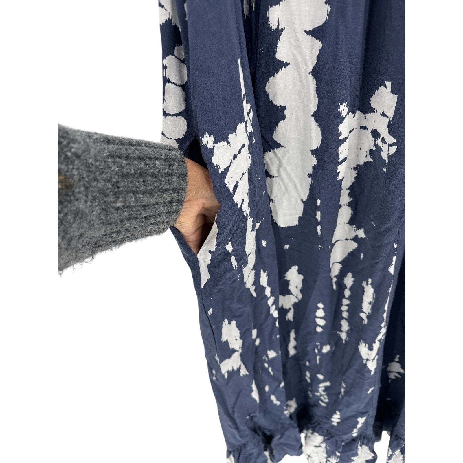 Other Buenos Ninos U Neck tie dye gray hi lo Dress size M Size M / US 6-8 / IT 42-44 - 8 Thumbnail