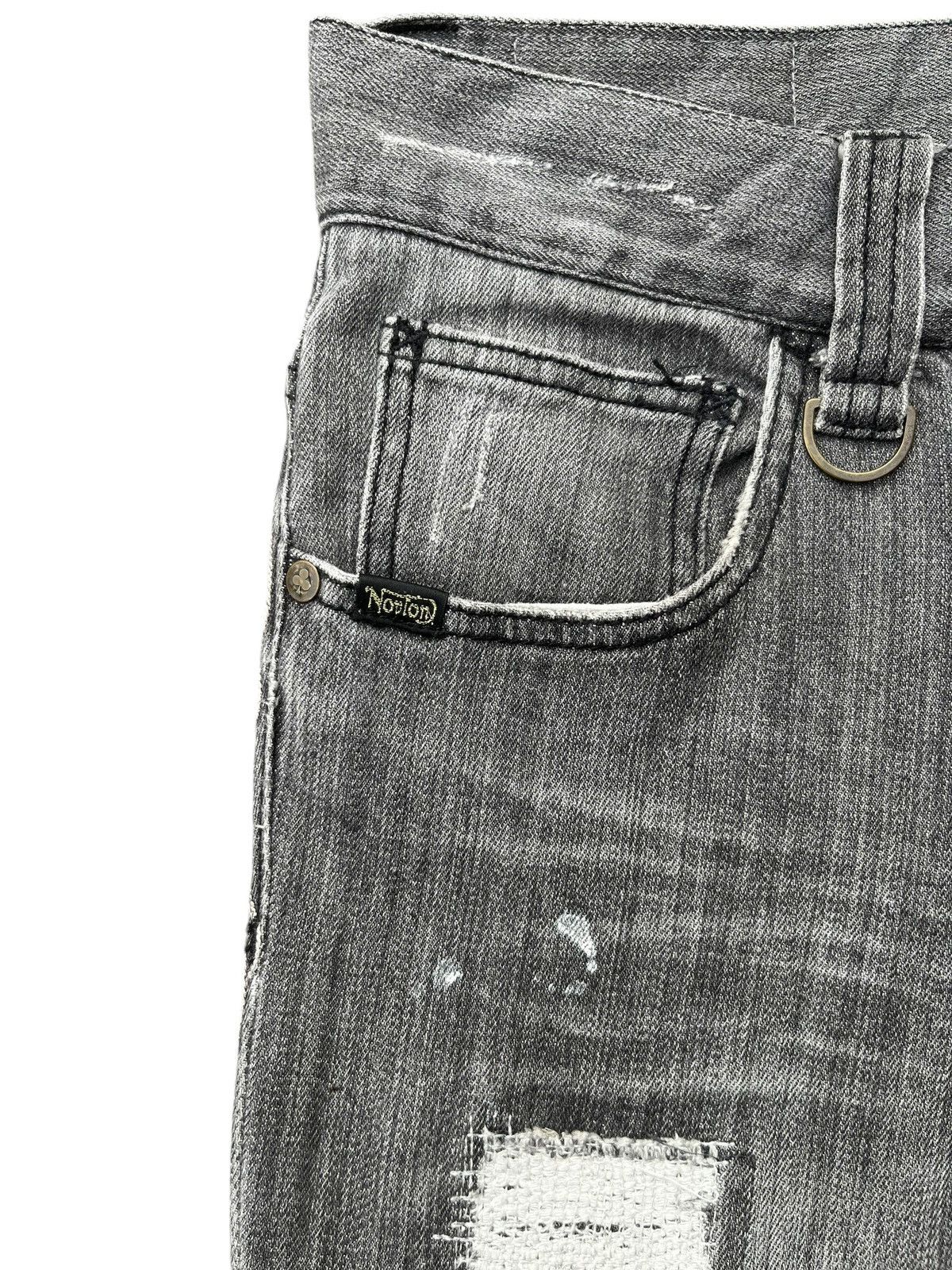 Indian Motorcycle × Norton Vintage Y2K Made in Usa Norton Motorcycle Distressed Jeans Size US 31 - 6 Thumbnail