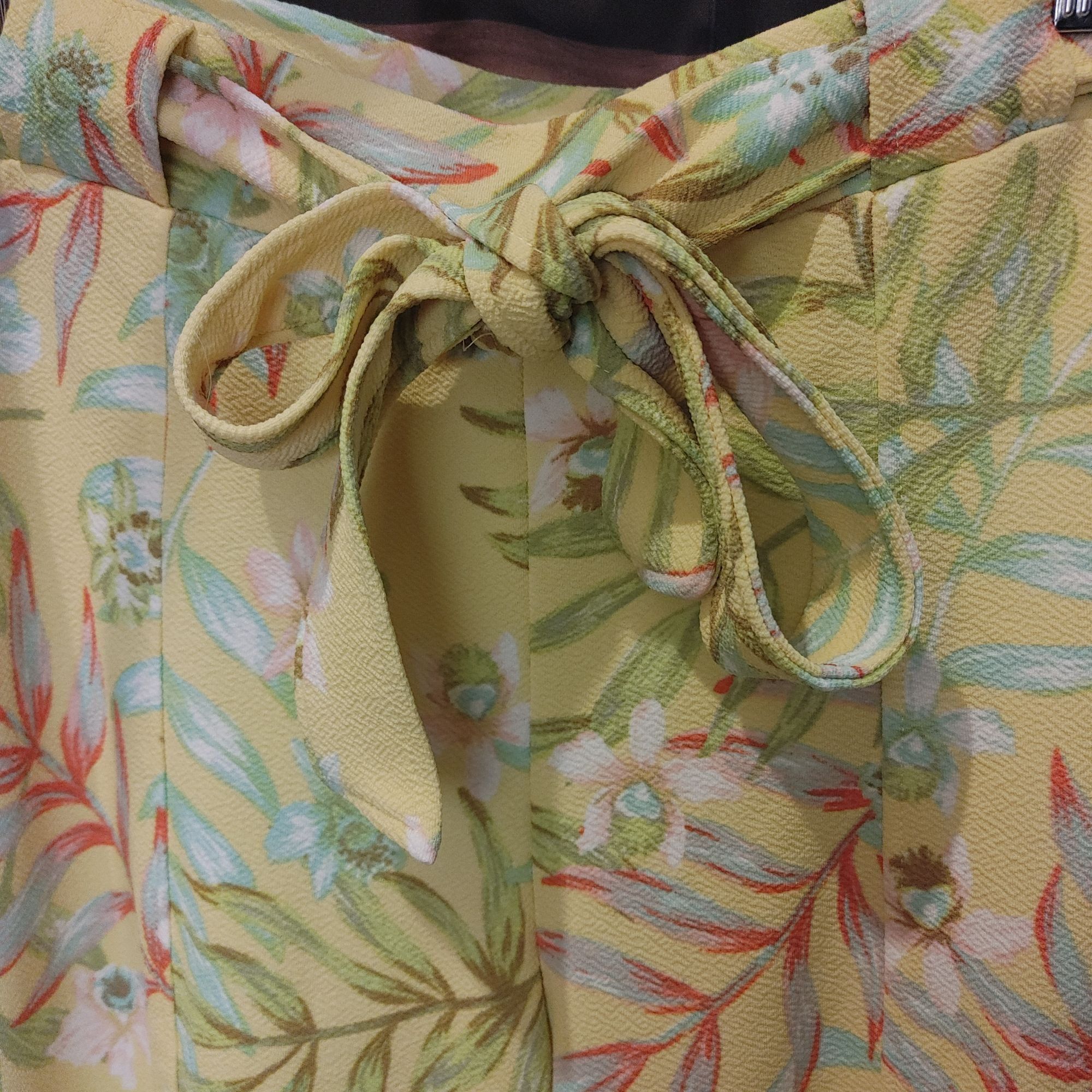 Other NO BO | No Boundaries Women's Yellow Floral Lounge Pants XXL Size 40" / US 18 - 2 Thumbnail