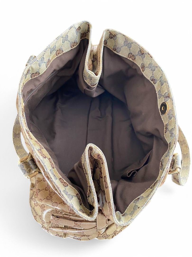Gucci Gucci - Crystal Canvas Leather GG Monogram Brown Size ONE SIZE - 7 Thumbnail