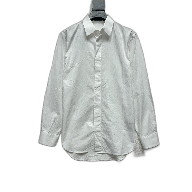 Dior Dior White Logo Hidden Button Shirt Jacket Size US M / EU 48-50 / 2 - 1 Thumbnail