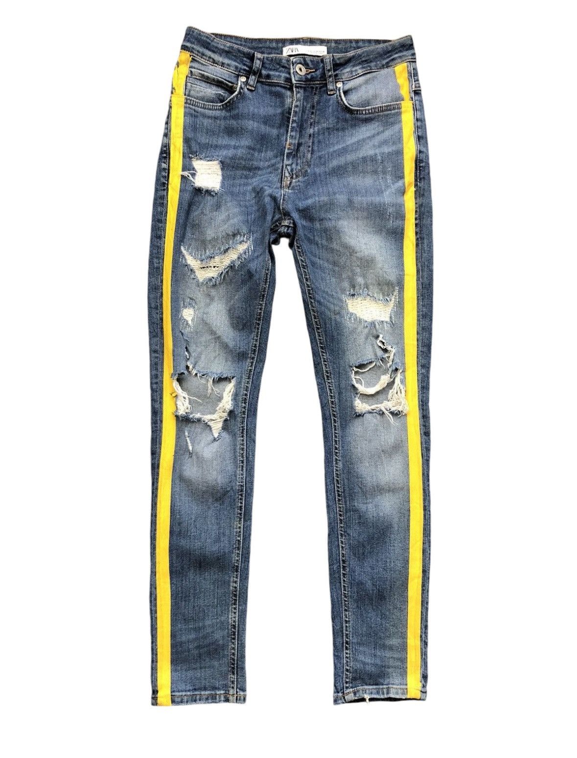 Zara *OG* Zara Premium Distressed Skinny Jeans Size US 30 / EU 46 - 1 Thumbnail