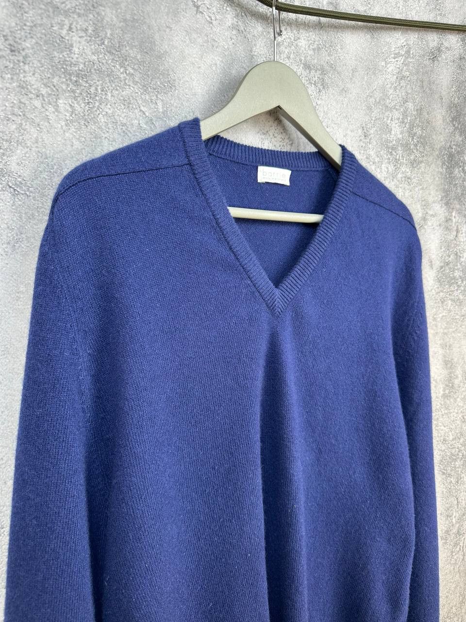 Barrie Barrie 100% Pure Cashmere Sweater Scotland V-Neck VTG Jumper Size US XL / EU 56 / 4 - 3 Thumbnail