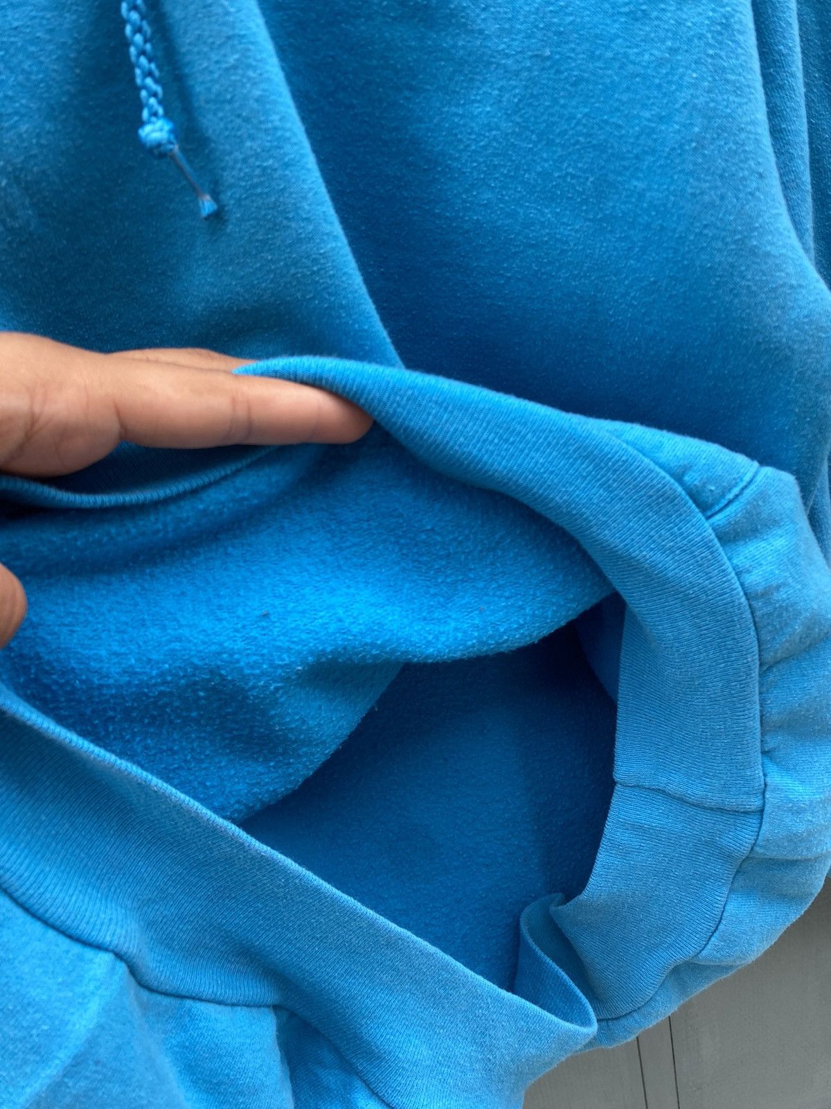 Vintage Vintage blank hoodie blue port & company Size US M / EU 48-50 / 2 - 6 Thumbnail