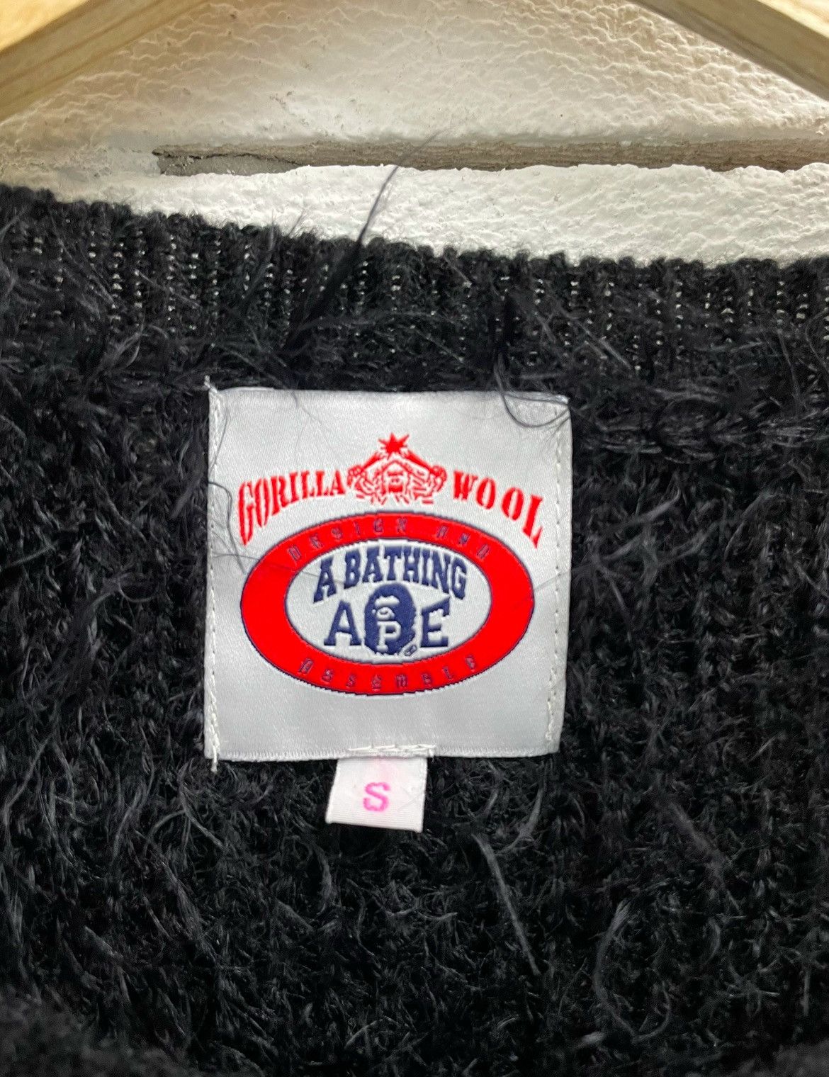 Bape A Bathing Ape Gorilla Wool Mohair Fur Sweater Size S / US 4 / IT 40 - 5 Thumbnail
