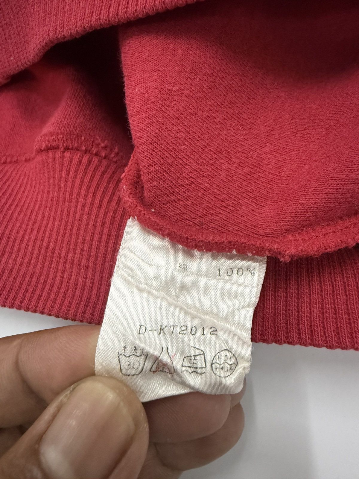 Trussardi 🔥 Vintage 90's Trussardi Heavy Cotton Sweatshirt - 42 Size US S / EU 44-46 / 1 - 7 Thumbnail