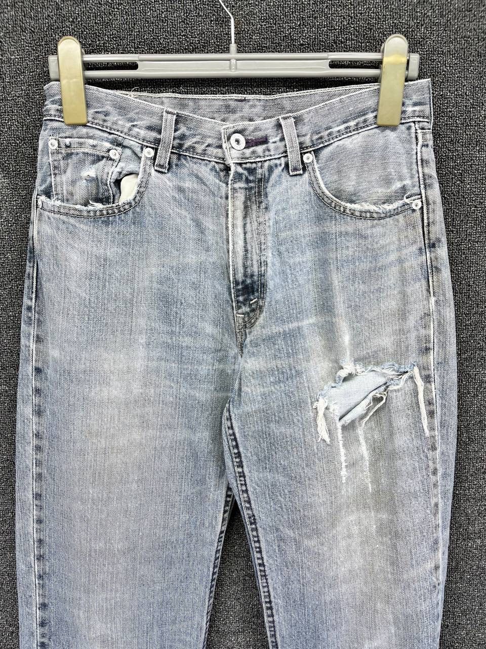 Levi's Vintage 90s Levi's Trashed Jeans Denim Pants Size US 31 - 3 Thumbnail