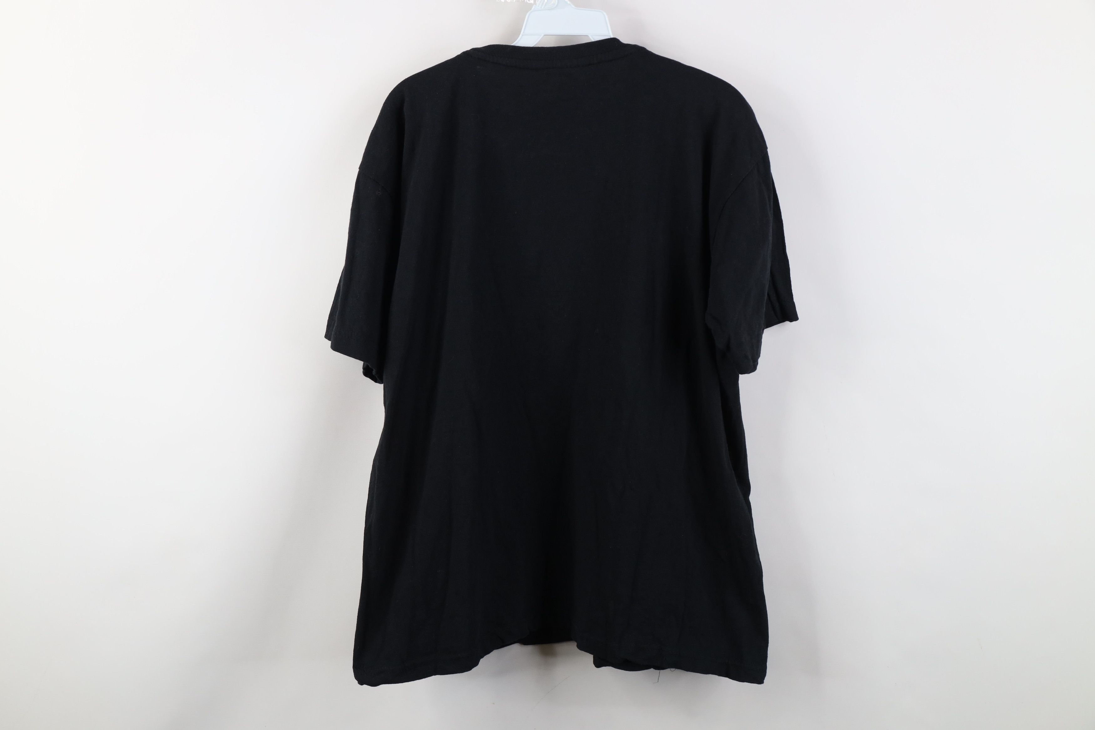 Vintage Vintage 90s Y2K Streetwear Cotton Short Sleeve T-Shirt Black Size US L / EU 52-54 / 3 - 10 Thumbnail