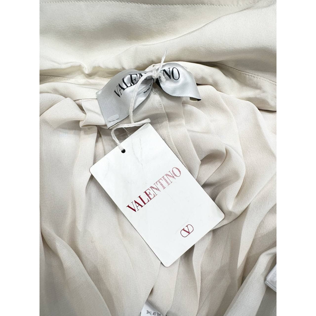 Valentino Valentino Camellia Silk Avorio Fuchsia Trench Coat Sz.42 Size M / US 6-8 / IT 42-44 - 4 Thumbnail