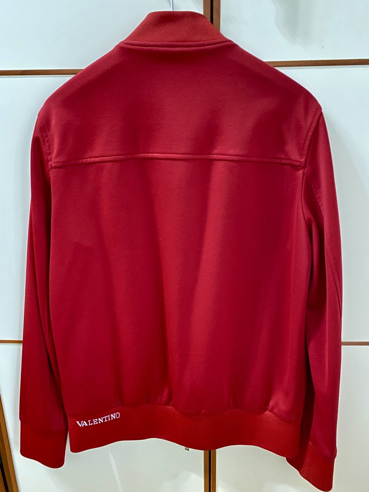 Valentino Valentino Archive Red and White Stripe Track Jacket, 48, New Size US M / EU 48-50 / 2 - 3 Thumbnail