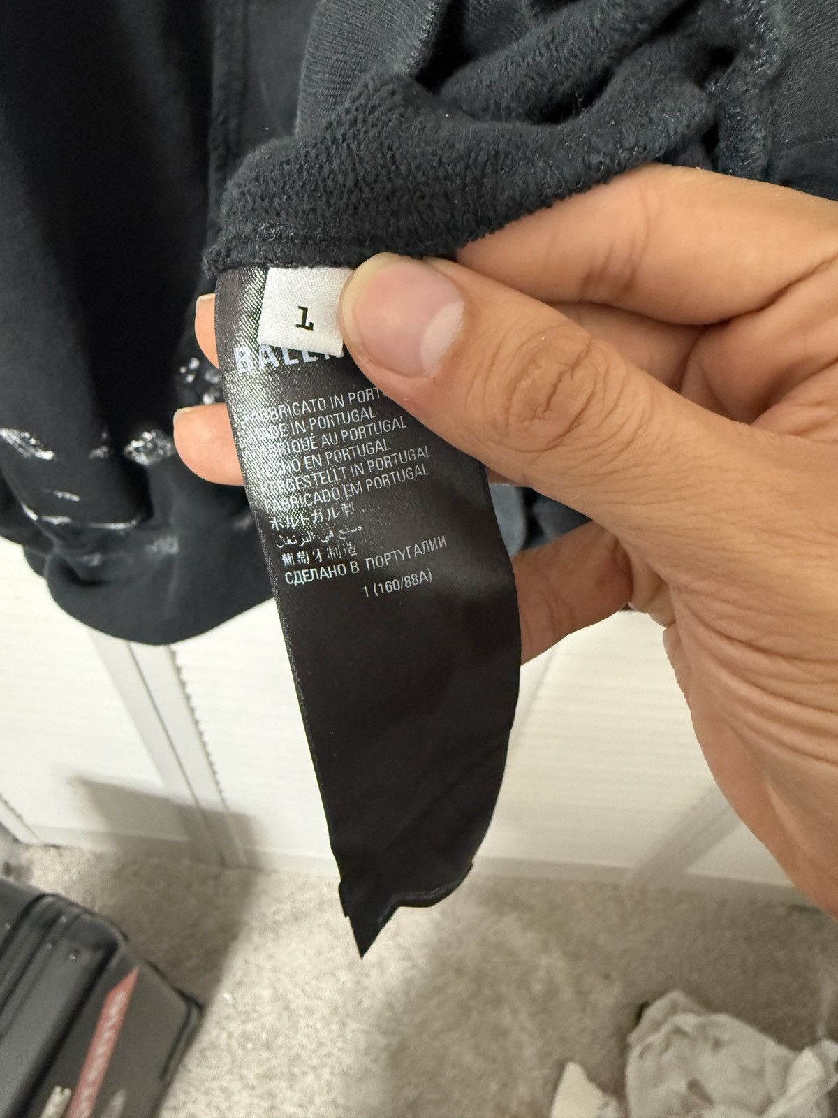 Balenciaga 90/10 Hoodie Black Size US M / EU 48-50 / 2 - 4 Thumbnail
