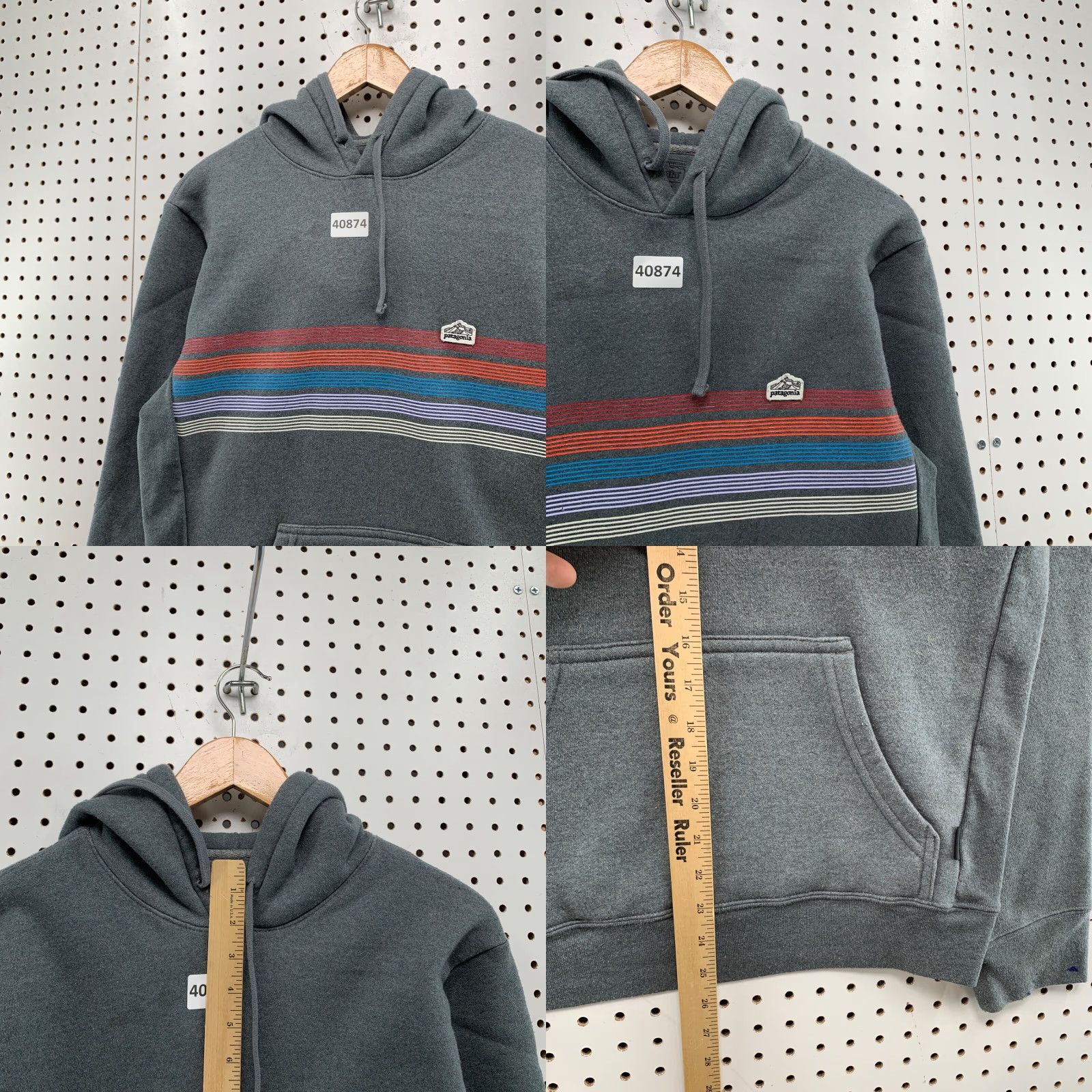 Patagonia Patagonia Hoodie Uprisal Sweatshirt Mens Small Gray Hooded Pullover 20.5x25 Size US S / EU 44-46 / 1 - 8 Thumbnail