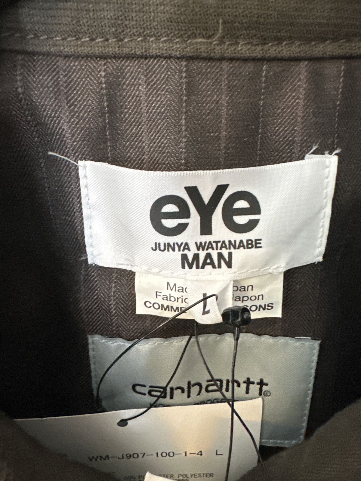 Carhartt × Junya Watanabe Junya Watanabe MAN x Carhartt Pinstripe Work Jacket Size US L / EU 52-54 / 3 - 3 Thumbnail