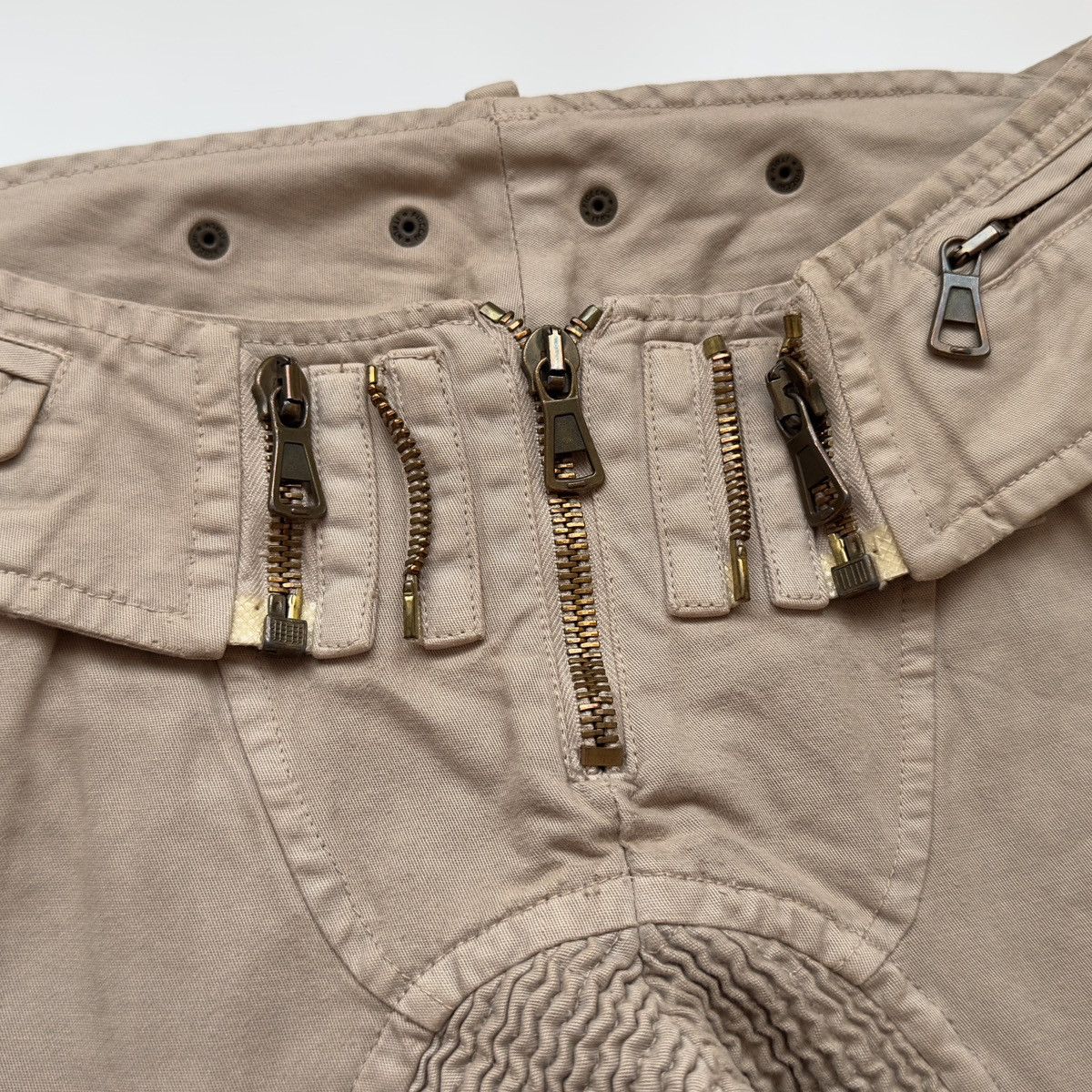 Dsquared2 Dsquared2 F/W 2002 Zip-Off Low Rise Moto Pants Size US 30 / EU 46 - 6 Thumbnail