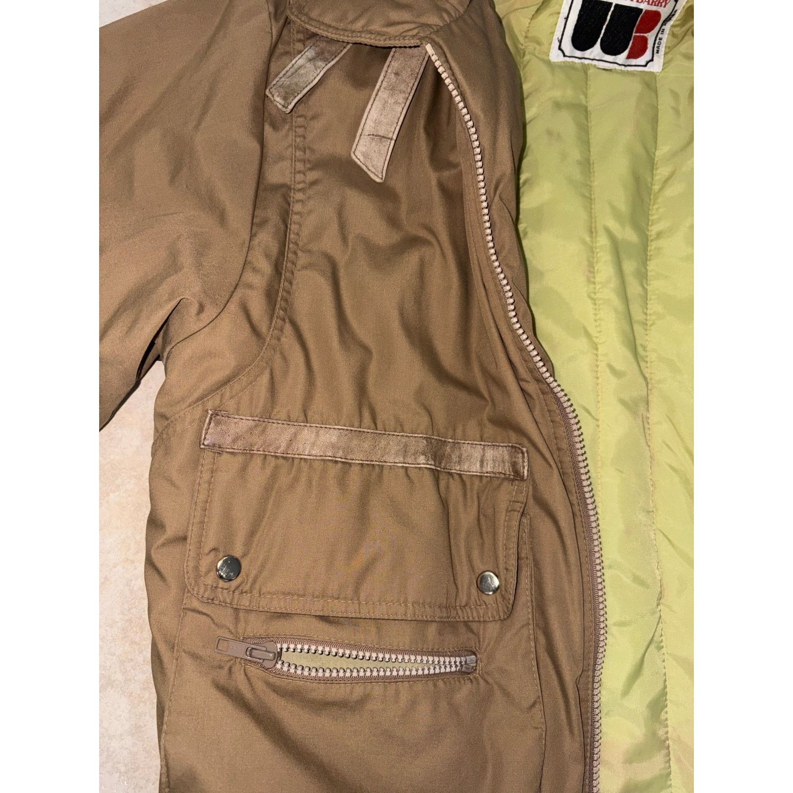 Vintage Vintage William Barry bomber medium Korea beige jacket Size US M / EU 48-50 / 2 - 6 Thumbnail