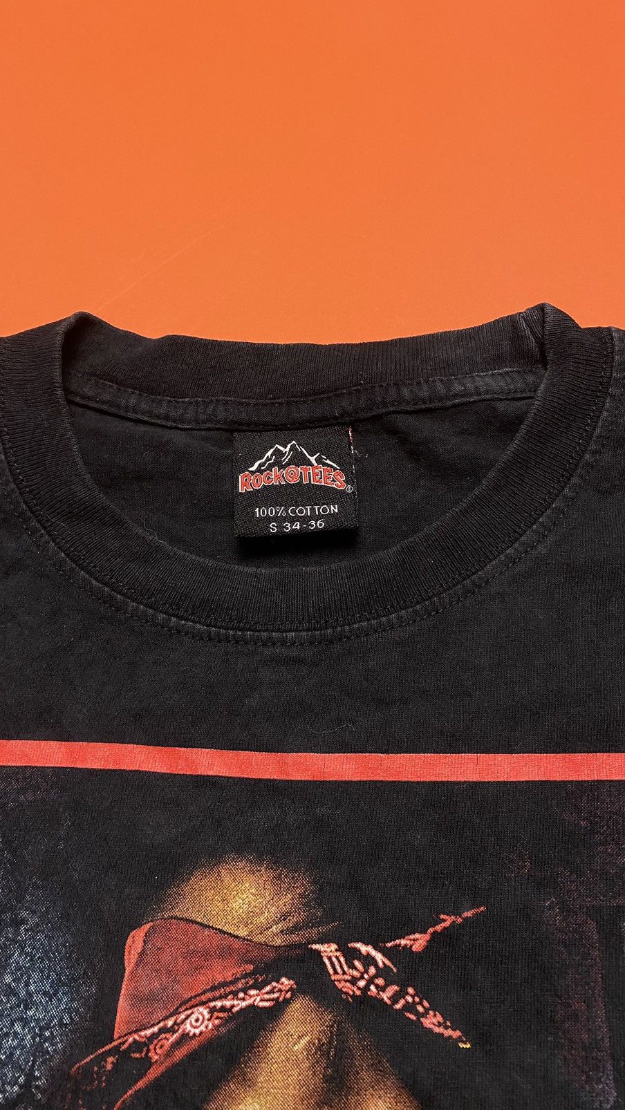 Band Tees × Rap Tees × Vintage Vintage 90s 2Pac tee Size US S / EU 44-46 / 1 - 4 Thumbnail