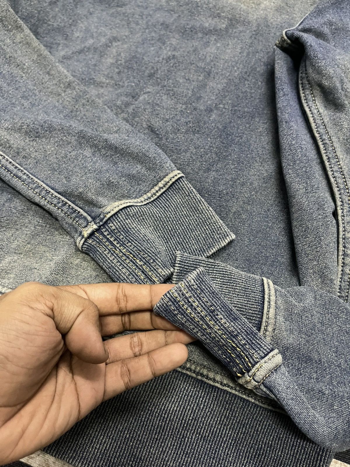 If Six Was Nine 1990s GOA BONO SERIES INDIGO DYED PATINA FADED RARE Size US S / EU 44-46 / 1 - 18 Thumbnail