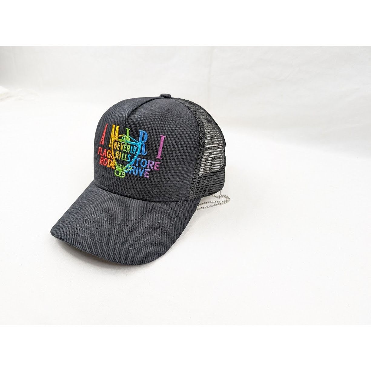 Amiri o1rshd1 Q:3 / Size: OS / Baseball Cap / Hat in Black/Rainbow Size ONE SIZE - 5 Thumbnail