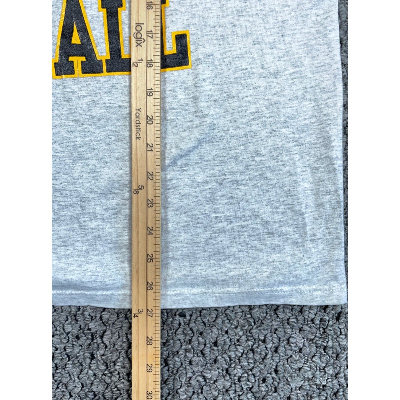 Russell Athletic VTG Russell Athletic Saginaw Baseball Jersey T-Shirt Adult XL Gray Michigan United States Size US XL / EU 56 / 4 - 7 Thumbnail