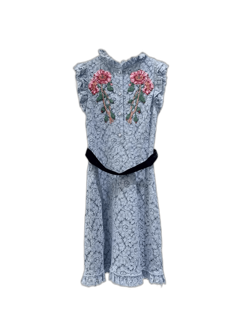 Gucci Gucci Lace Dress with Floral Embroidery-2506 | Grailed