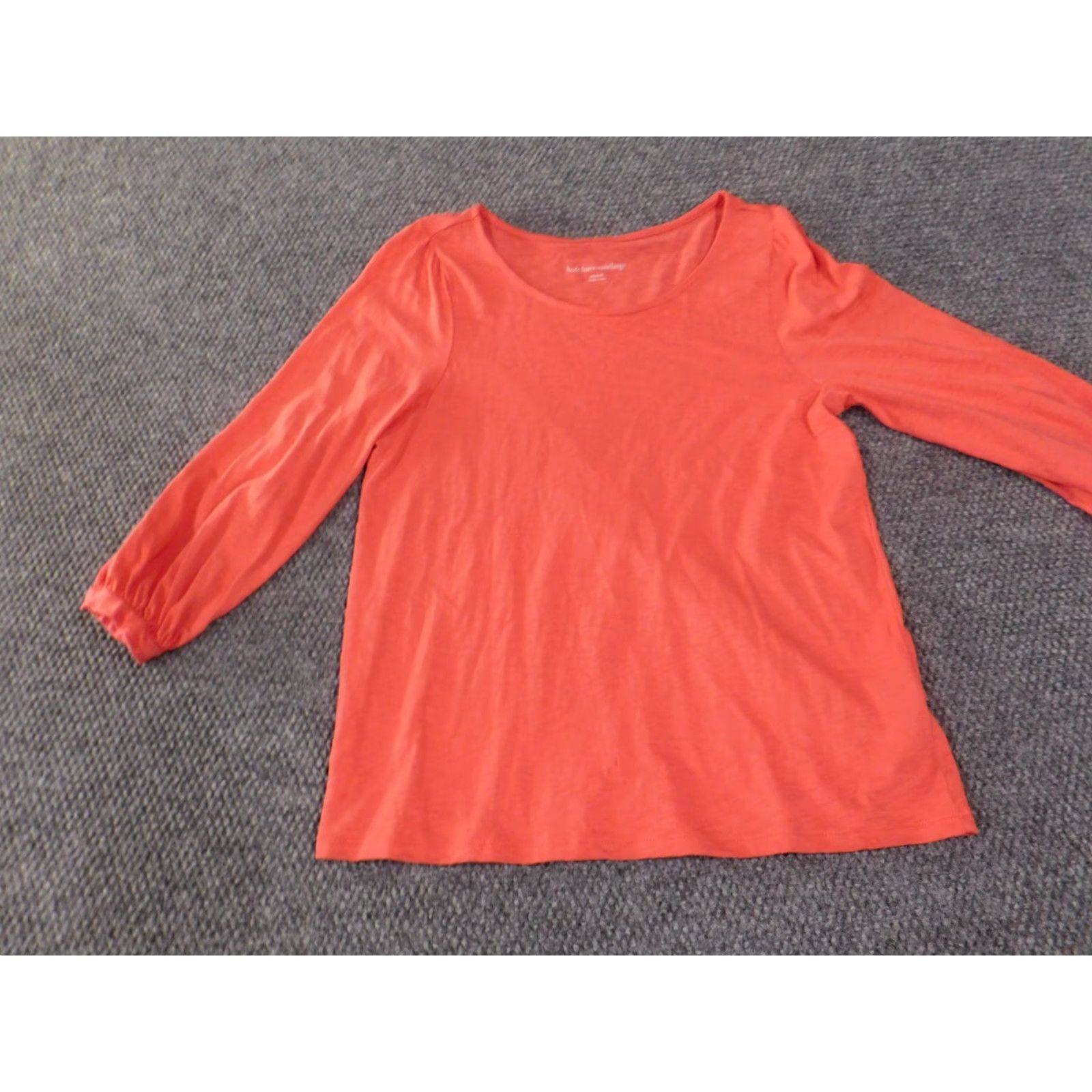 Soft Surroundings Soft Surroundings Blouse Shirt Women M Pink Cotton Knit Solid Round Neck Pullover Casual Modern Basic Pattern/Style Size M / US 6-8 / IT 42-44 - 4 Thumbnail