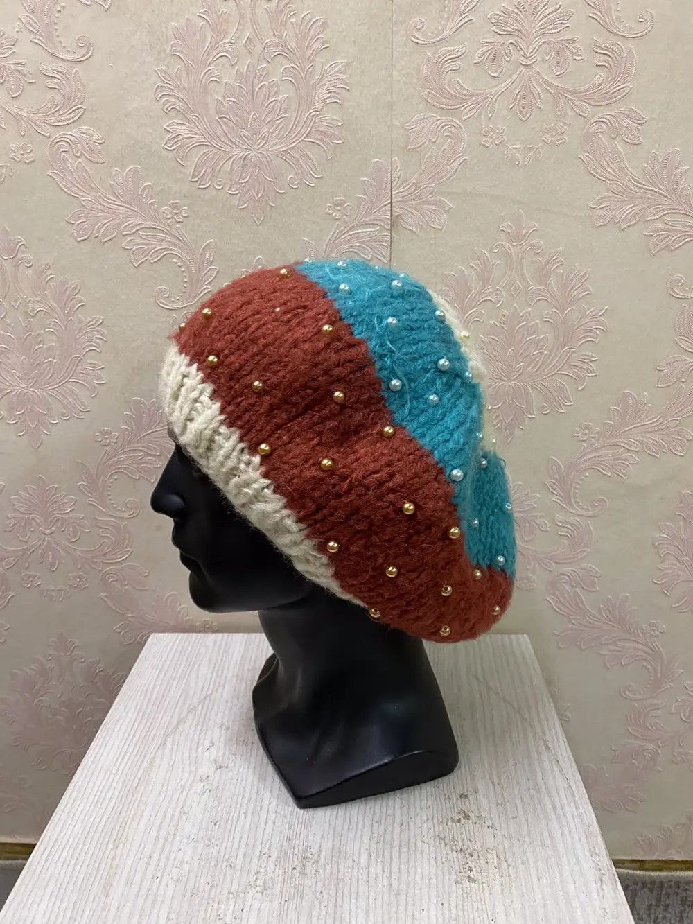 Japanese Brand Japanese Brand Rare Design Knit Beanie Hat Size ONE SIZE - 2 Thumbnail