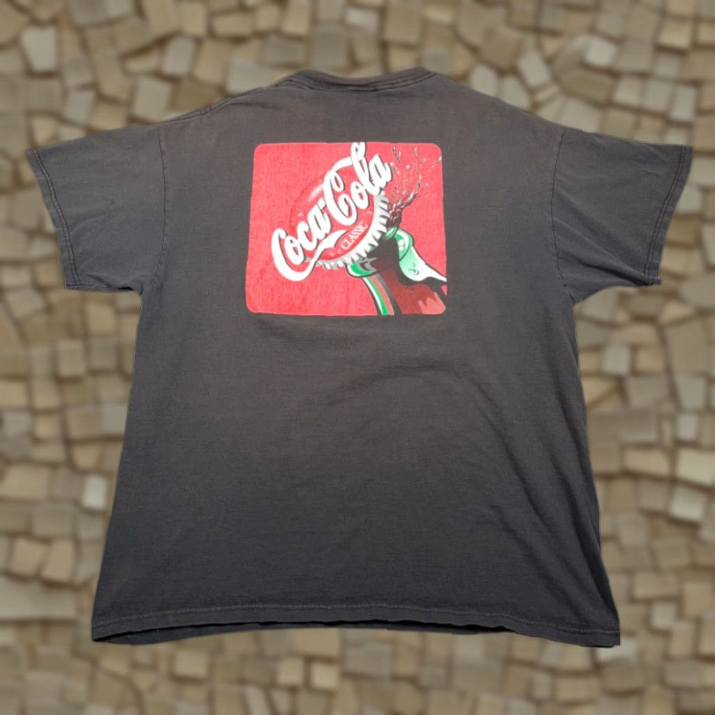 Delta VINTAGE Coca Cola Shirt Adult XL Black Enjoy Coke 90s Coca-Cola Size US XL / EU 56 / 4 - 1 Thumbnail