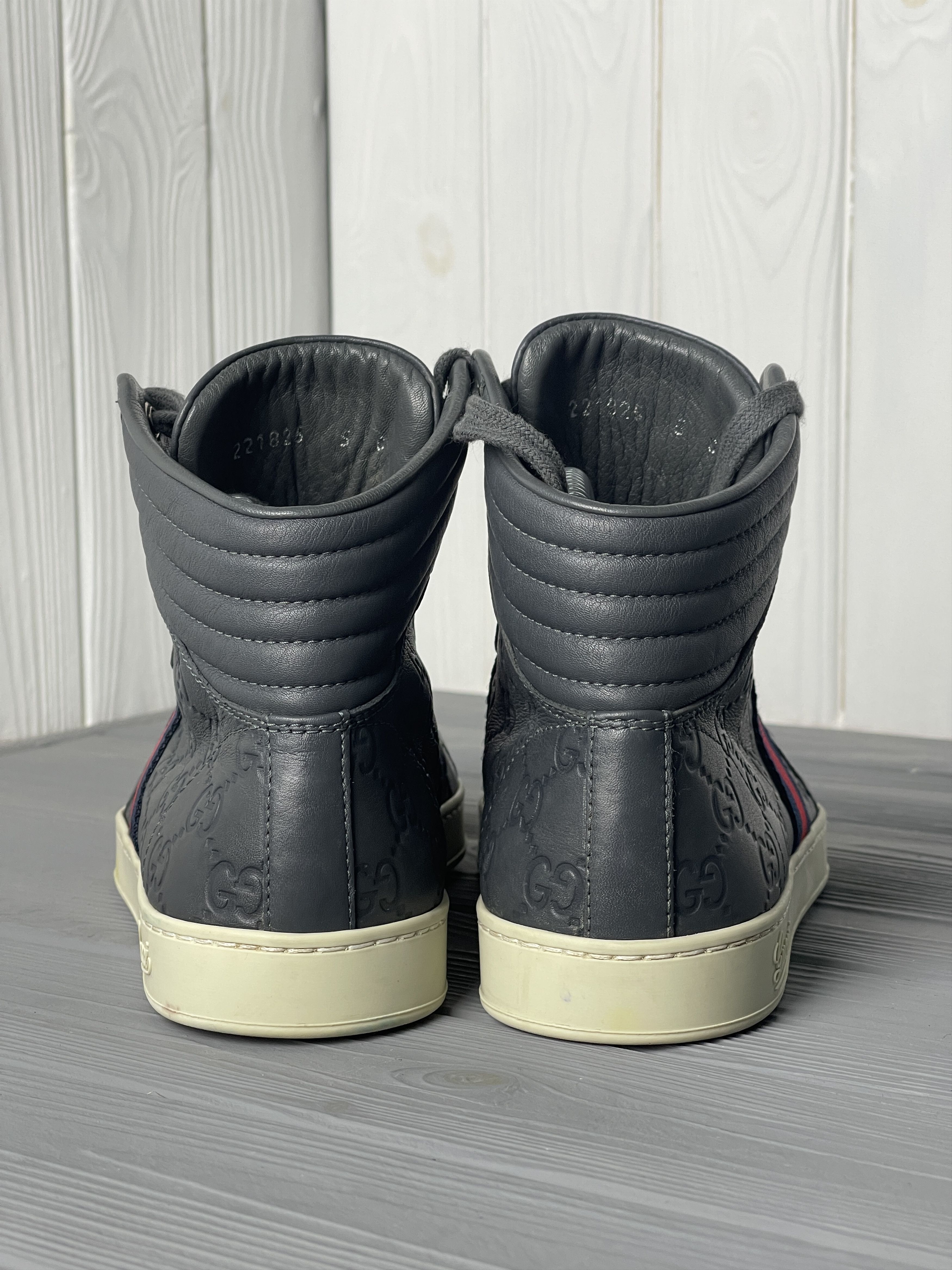 Gucci Gucci High Top Sneakers Size US 5.5 / EU 38 - 3 Thumbnail
