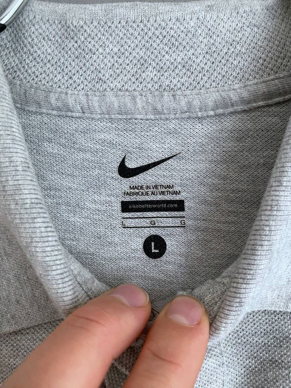 Nike Nike Inter Milan FC Football Gray Polo T-Shirt, Size L Size US L / EU 52-54 / 3 - 13 Thumbnail