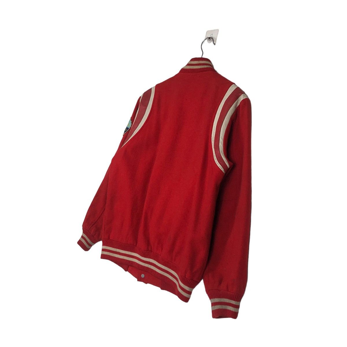 Japanese Brand 🔥Vintage Bomber Varsity Jacket Madison Hawaii Patches Big Size US L / EU 52-54 / 3 - 10 Thumbnail