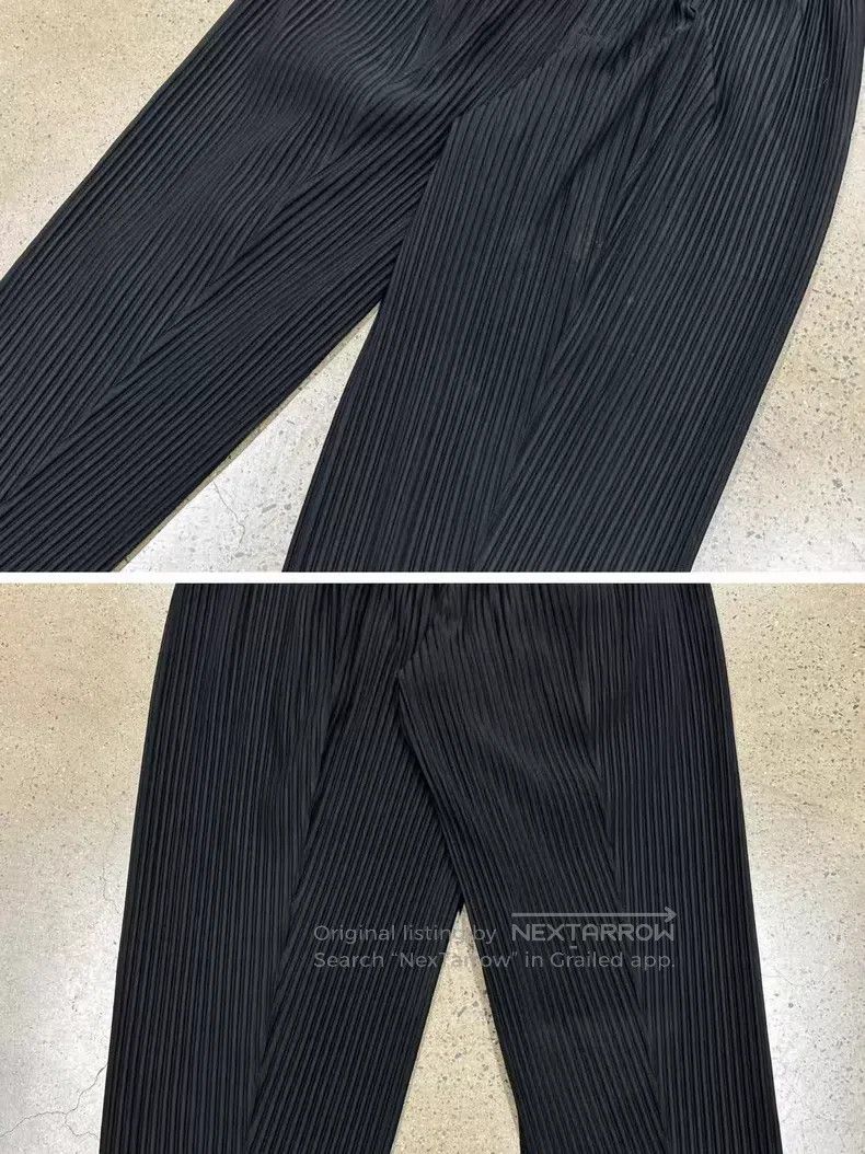 Issey Miyake Issey Miyake size:1 Ruffle Pants Black Size 31" - 5 Thumbnail