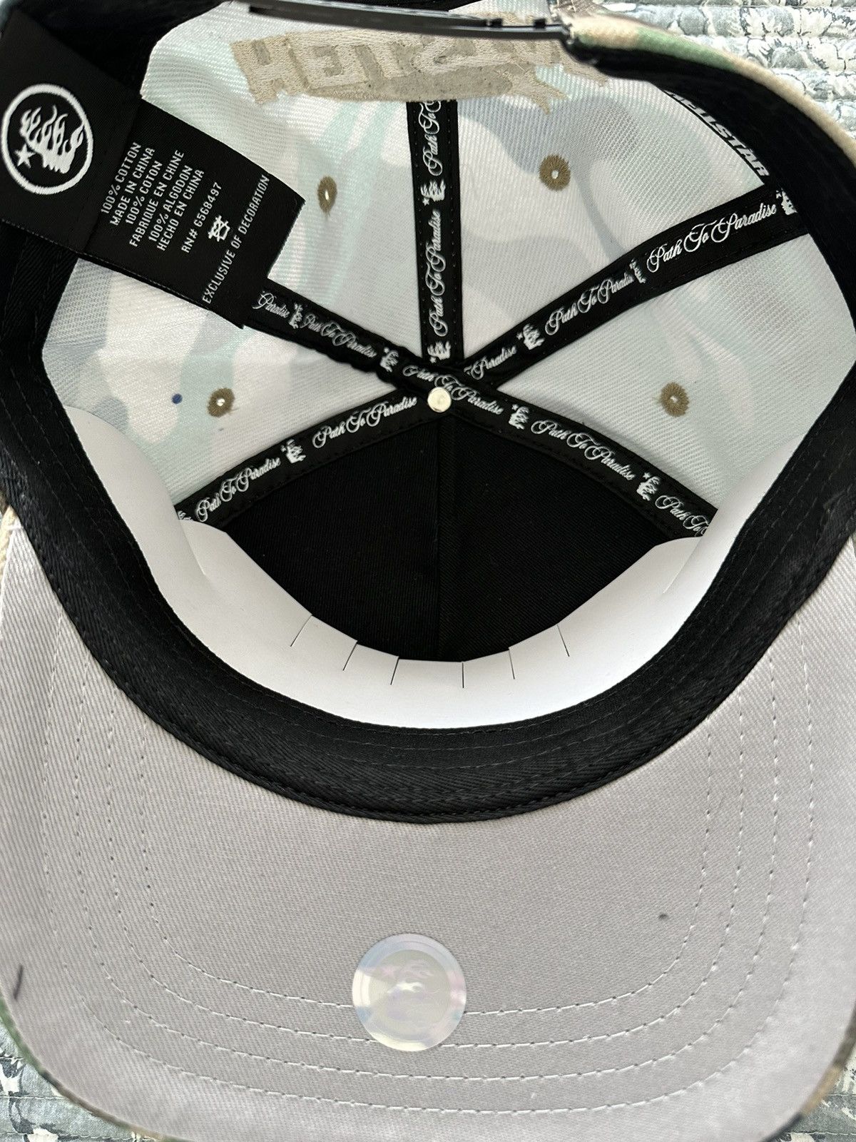 HELLSTAR Hellstar Rhinestone Logo Snapback Hat | Grailed