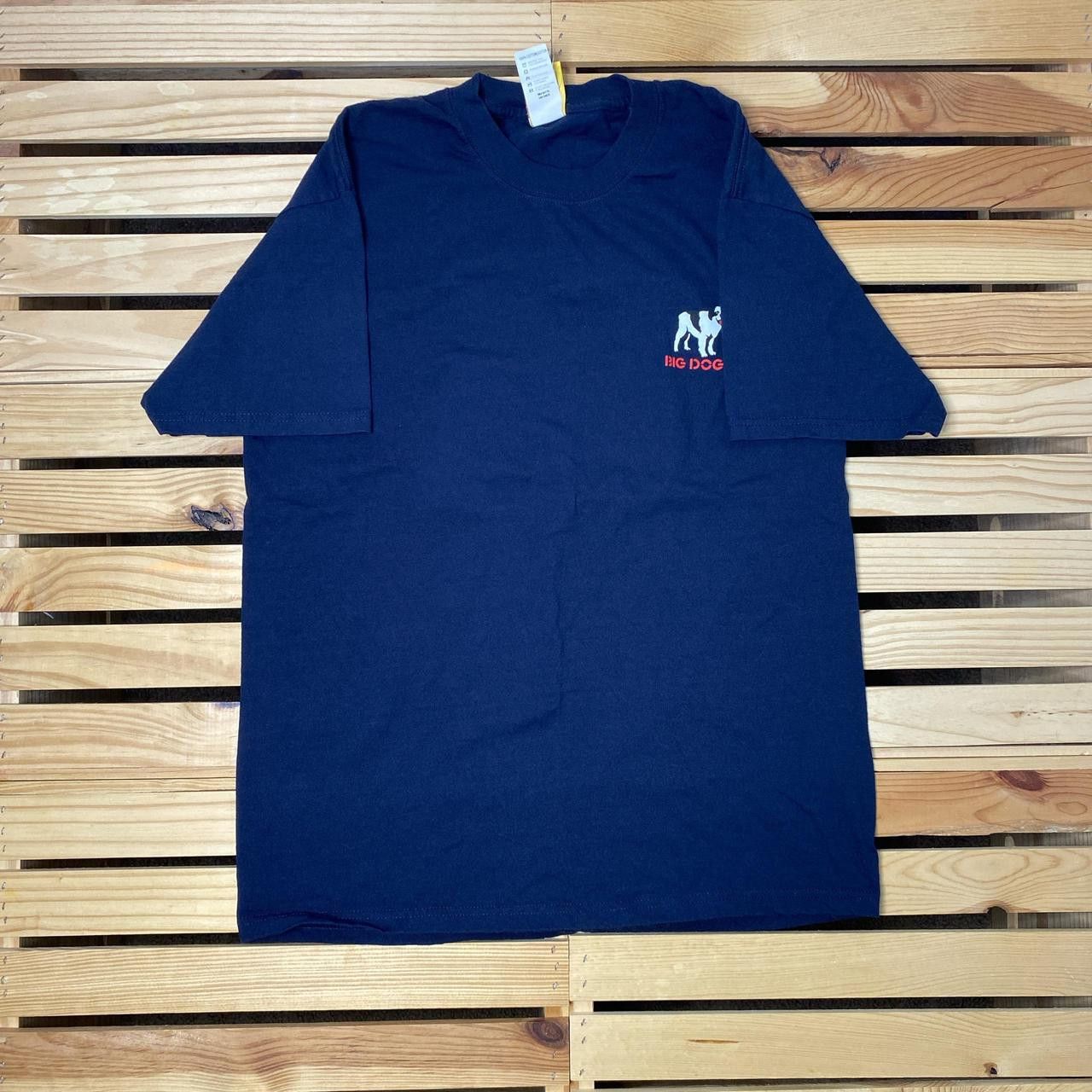 Big Dogs Vintage Big Dogs Navy Blue Funny Tech Tee Size Medium Size US M / EU 48-50 / 2 - 2 Thumbnail