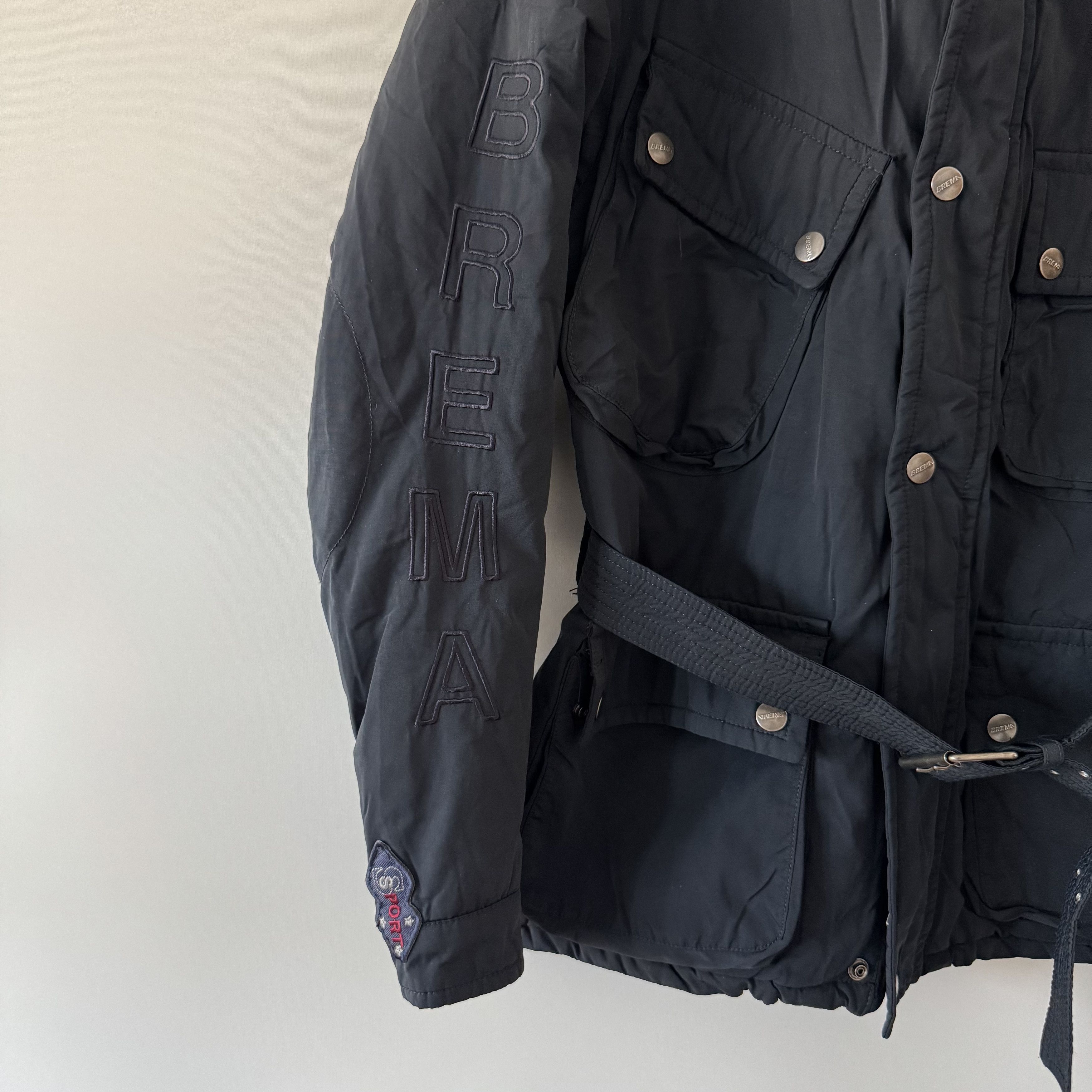 Other Men's Brema Motorcycle Navy Belted Jacket Size 48 Size US M / EU 48-50 / 2 - 6 Thumbnail