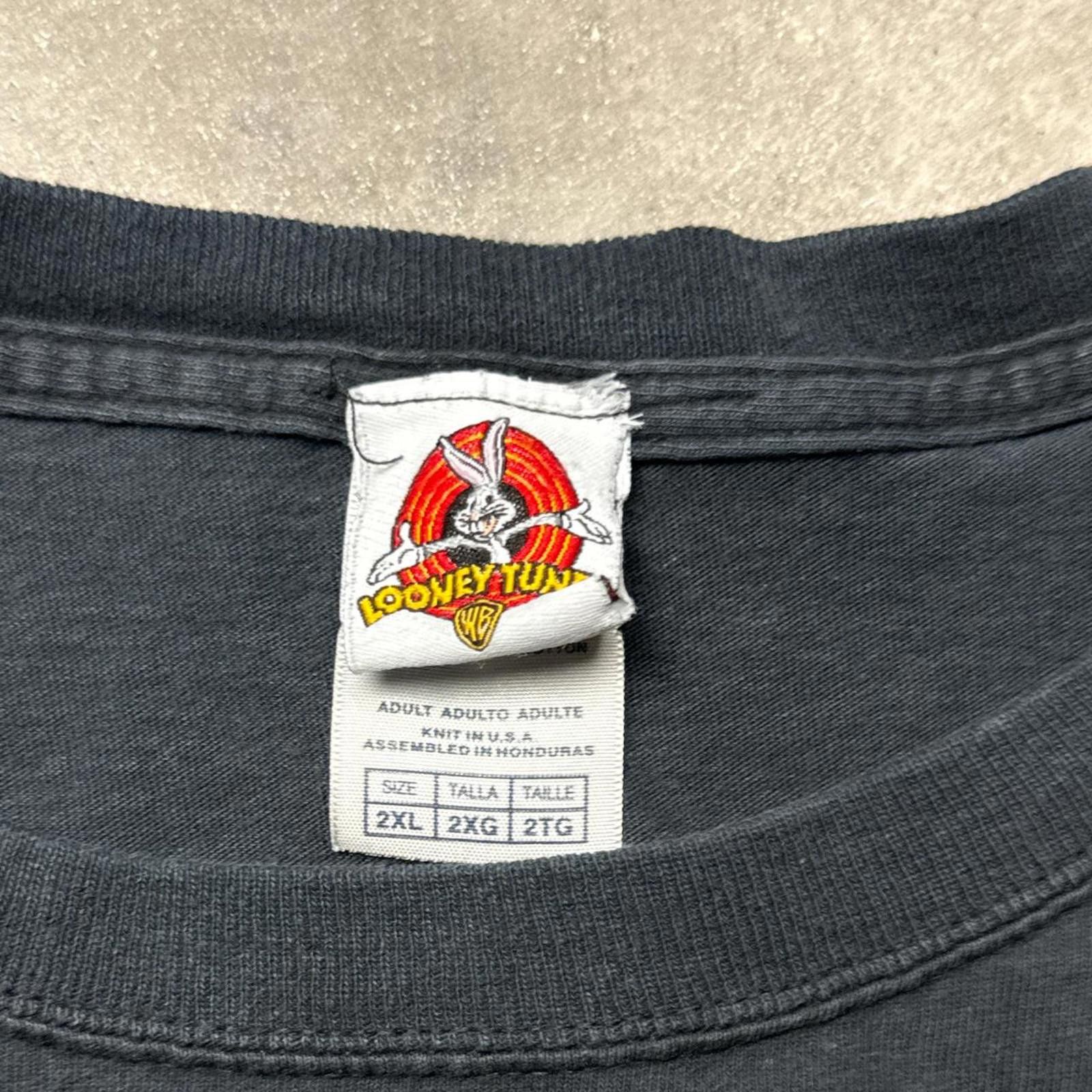 Other Looney Tunes Wile Coyote Big Face Faded Cartoon 90s T-Shirt Size US XXL / EU 58 / 5 - 4 Thumbnail