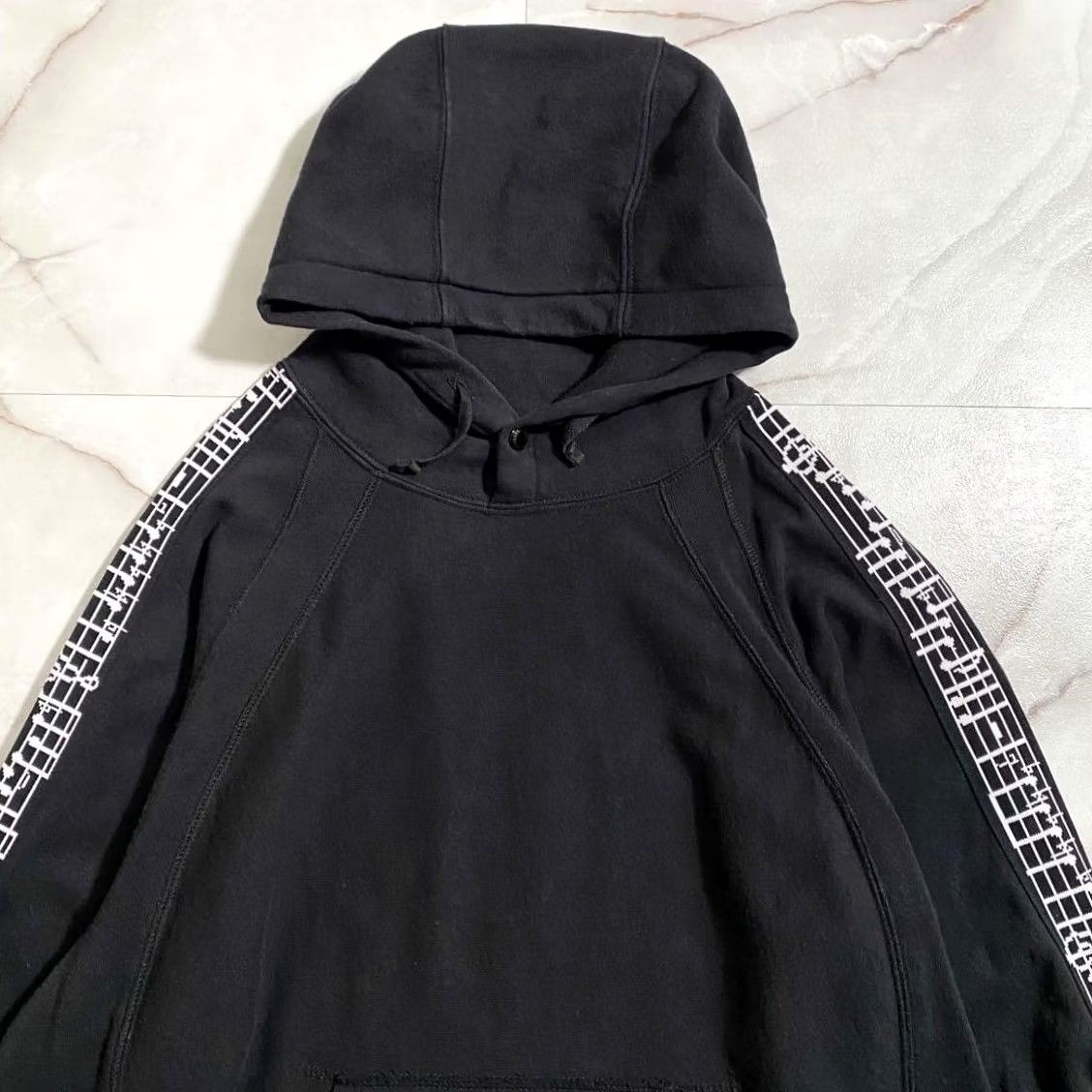 Engineered Garments Engineered Garments Raglan Hoodie Black Size M Musical Note Tape Raglan Sleeve Mens Size US M / EU 48-50 / 2 - 3 Thumbnail
